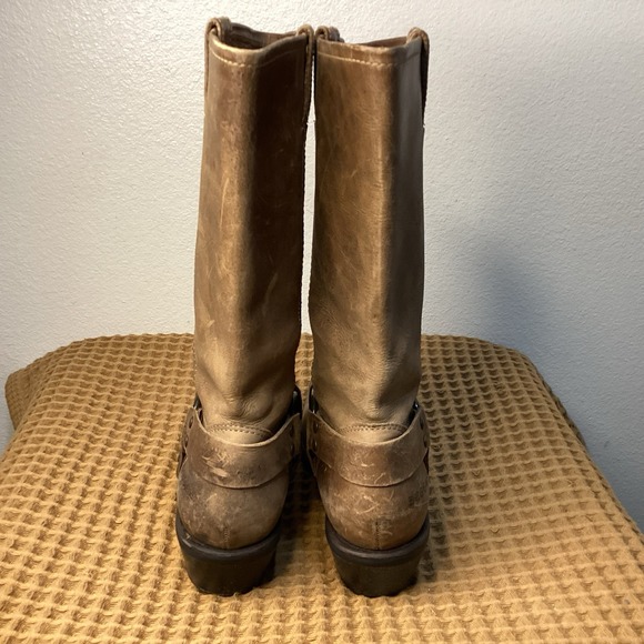 BCBG Girls Harness Boots Women's Size 8.5 B Moto Square Toe Western USA - Picture 6 of 11